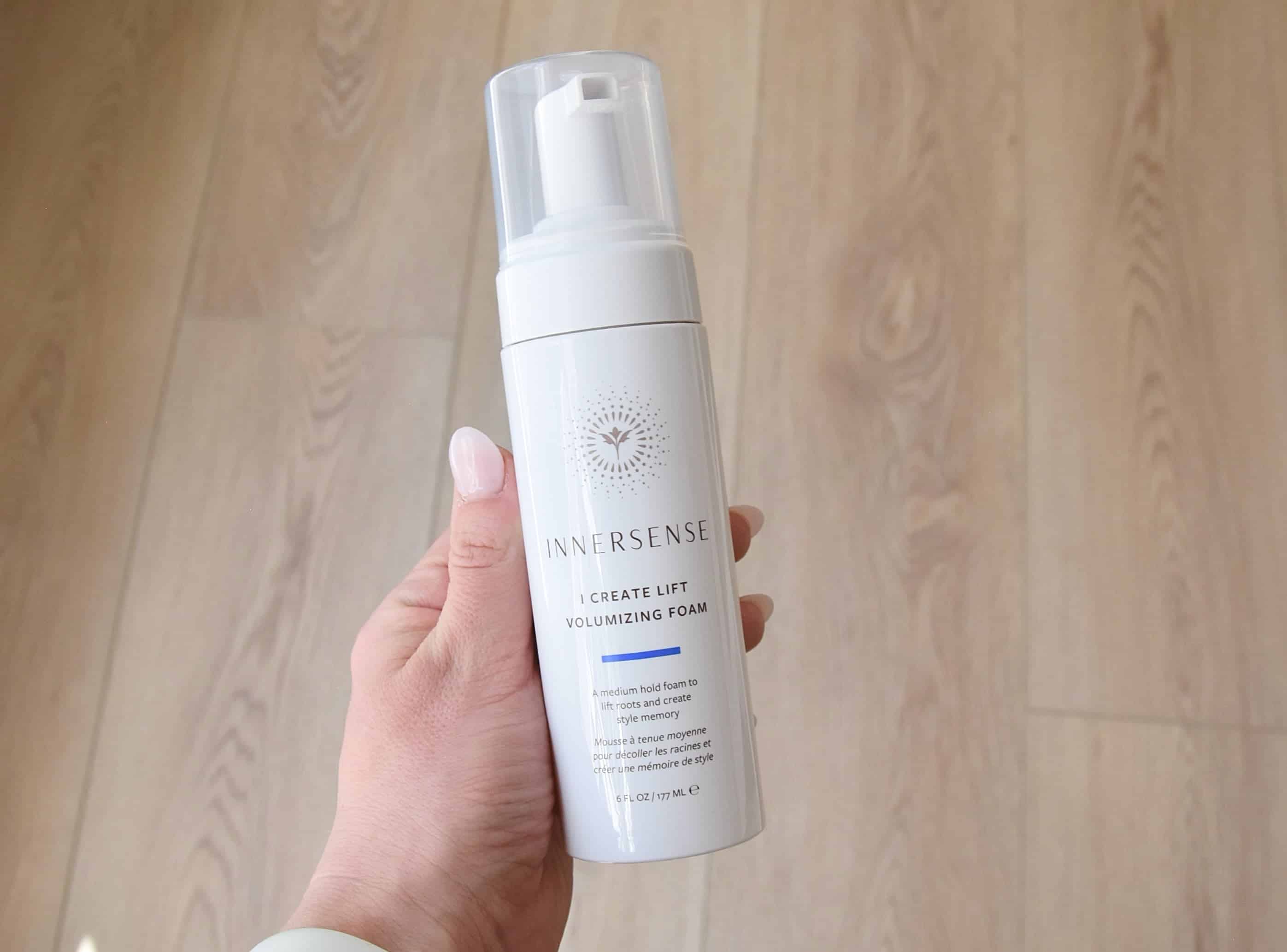 A bottle of the I Create Lift Volumizing Foam.