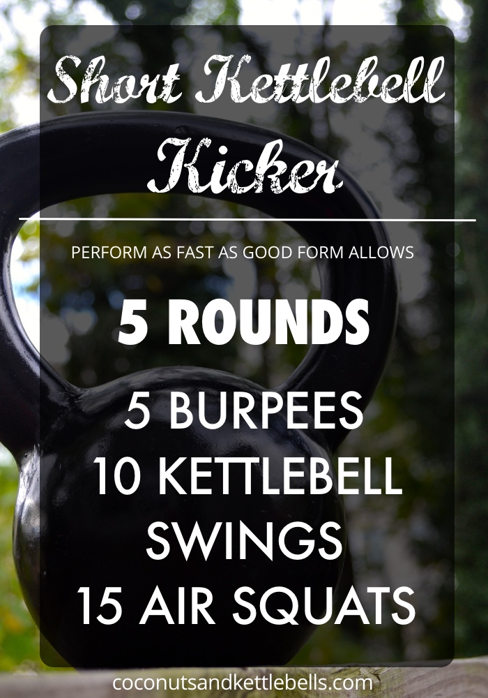 a short kettlebell workout you can do at home. 