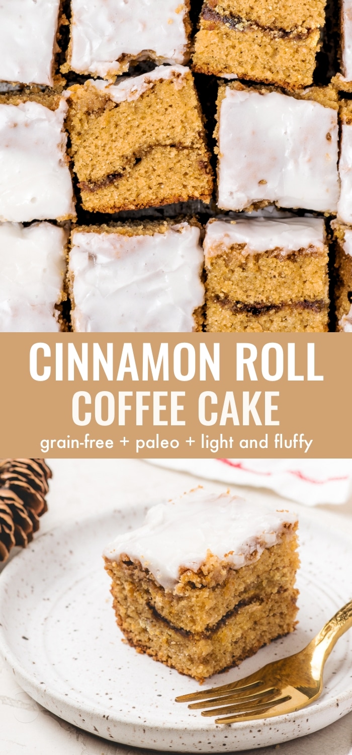 Cinnamon Roll Coffee Cake - Coconuts & Kettlebells