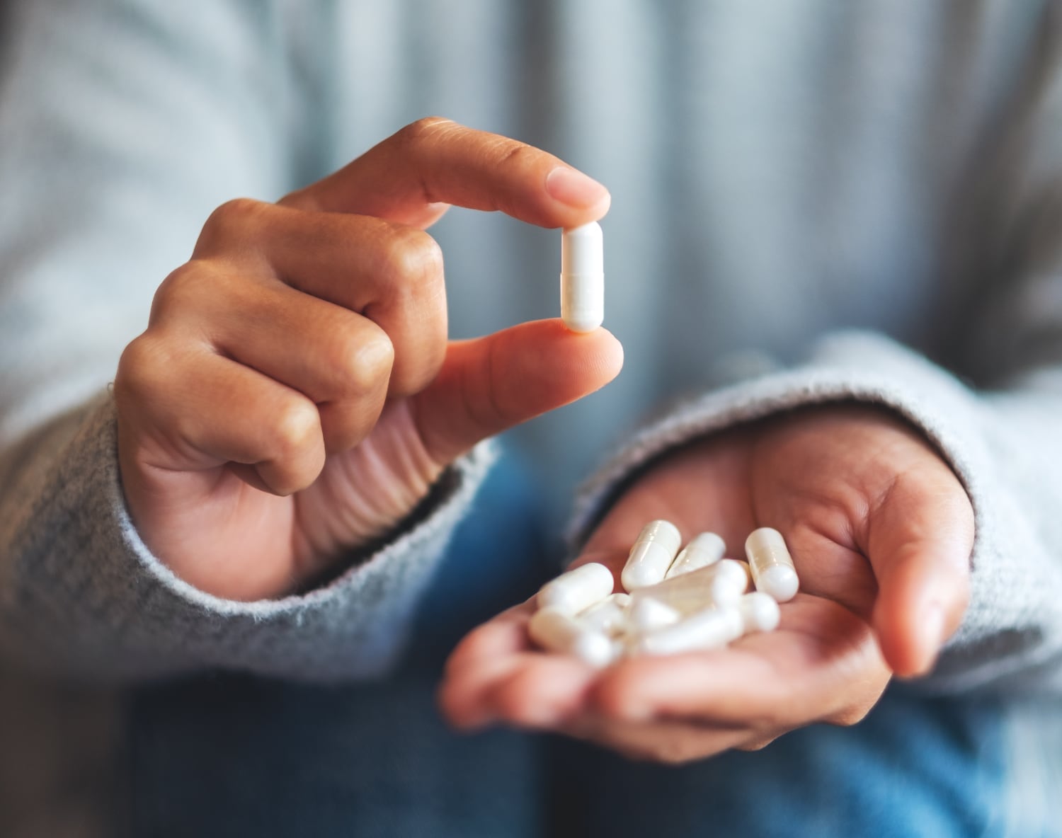 a handful of different types of magnesium supplements