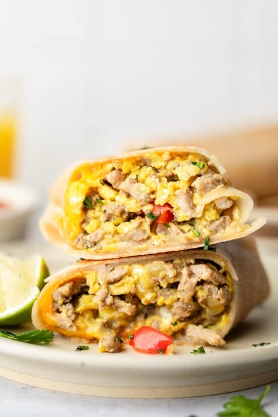High Protein Breakfast Burritos Coconuts & Kettlebells