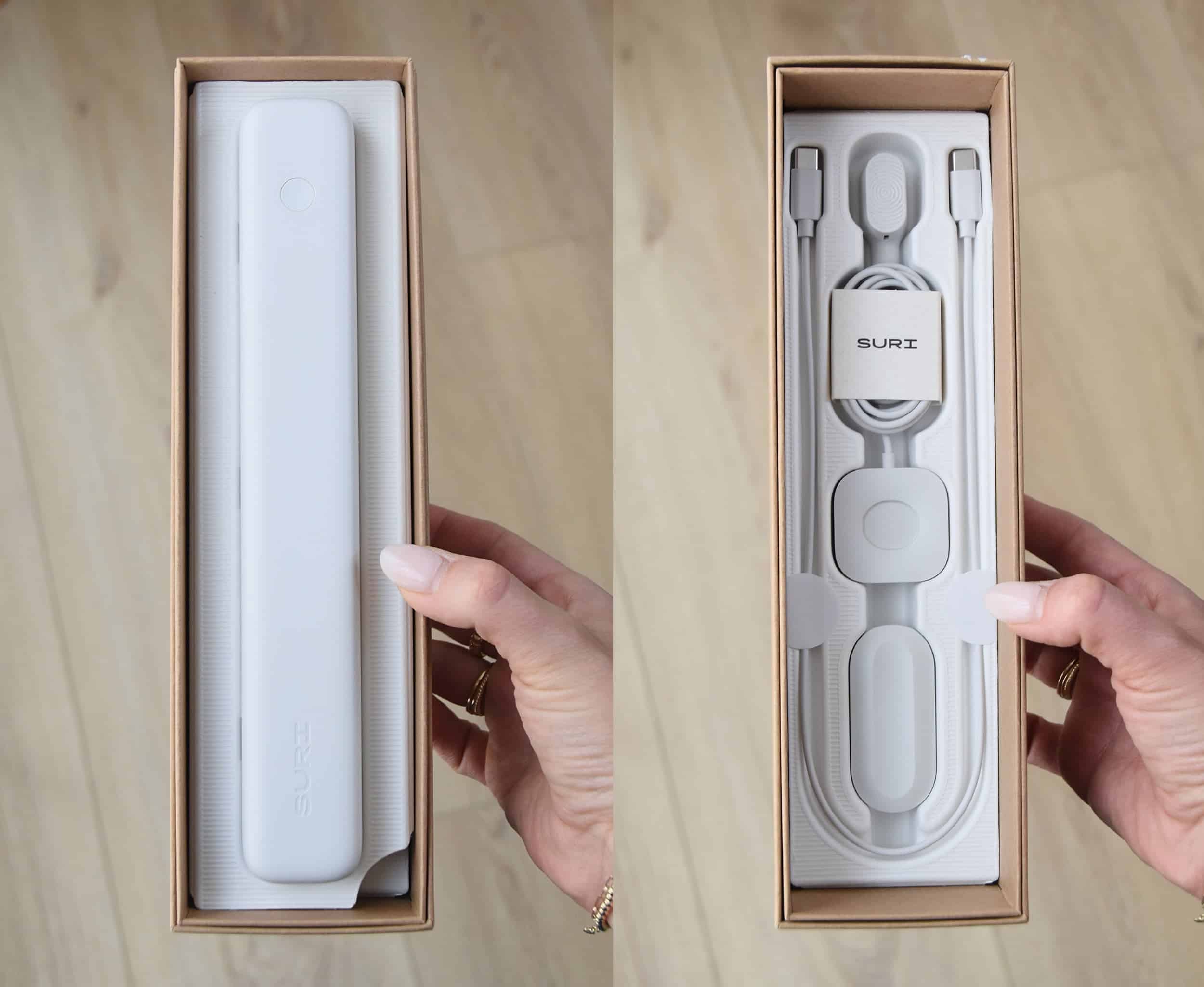 An in-depth look at the packaging and how the toothbrush is shipped.