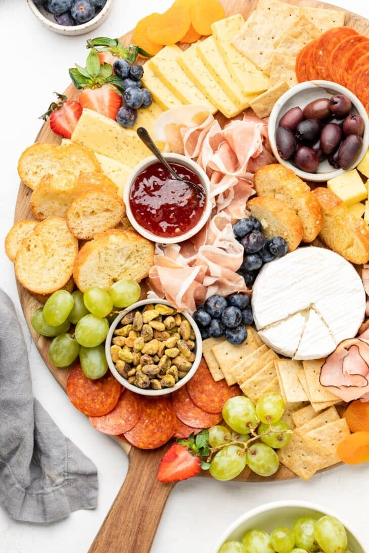 Simple Small Charcuterie Board - Coconuts & Kettlebells